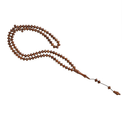 Modefa Beads Luxury Islamic Tesbih | Oval Kuka Wood | 99 Count