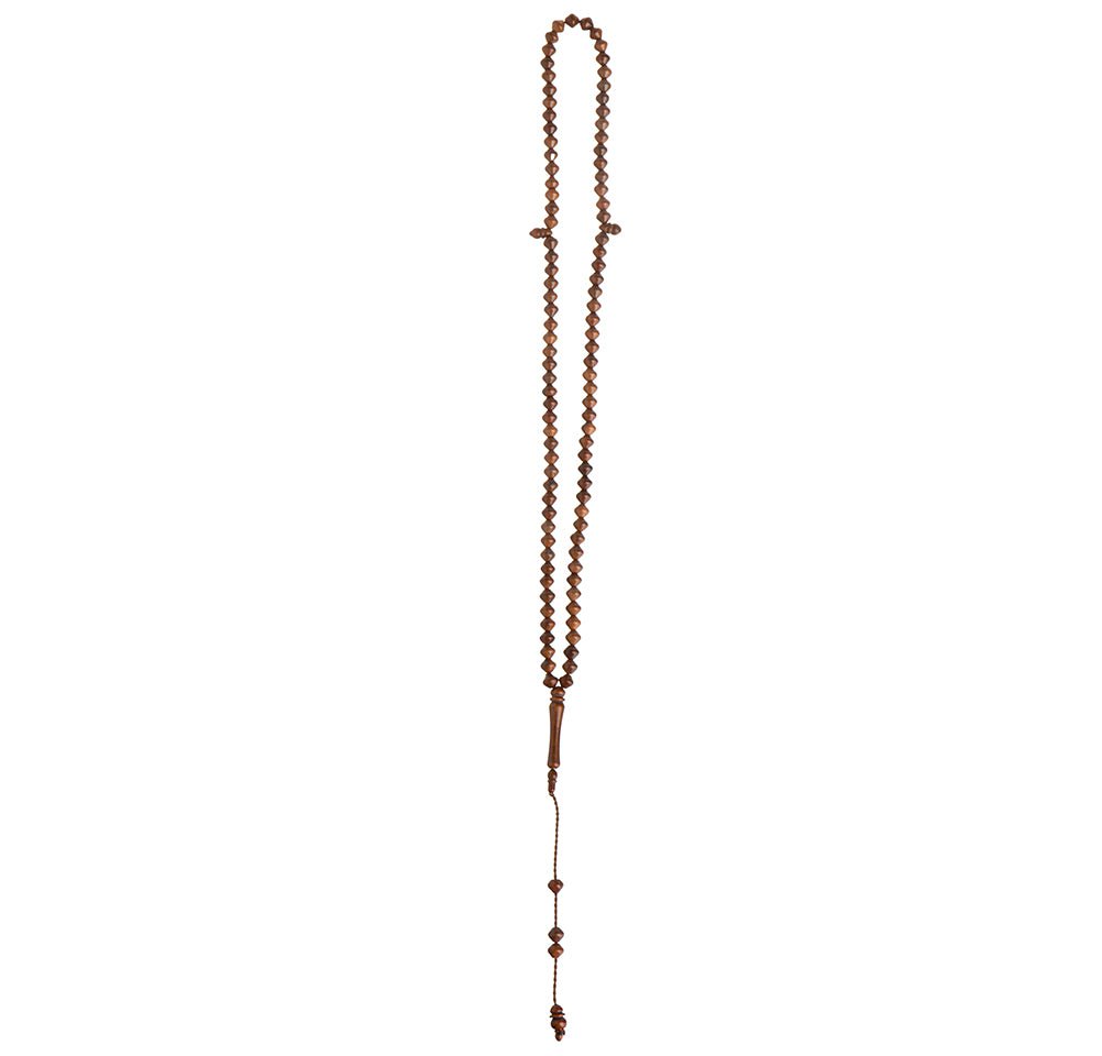 Modefa Beads Luxury Islamic Tesbih | Oval Kuka Wood | 99 Count