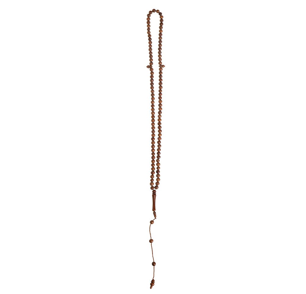 Modefa Beads Luxury Islamic Tesbih | Round Kuka Wood | 99 Count
