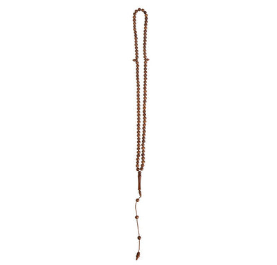 Modefa Beads Luxury Islamic Tesbih | Round Kuka Wood | 99 Count