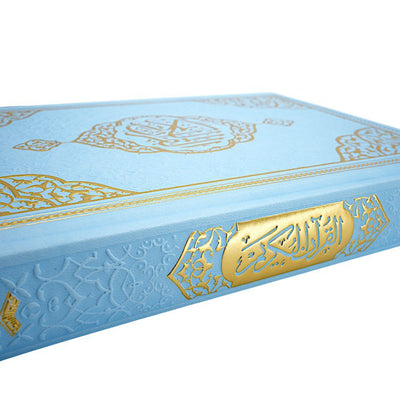 Modefa Blue The Holy Quran in Arabic - Light Blue