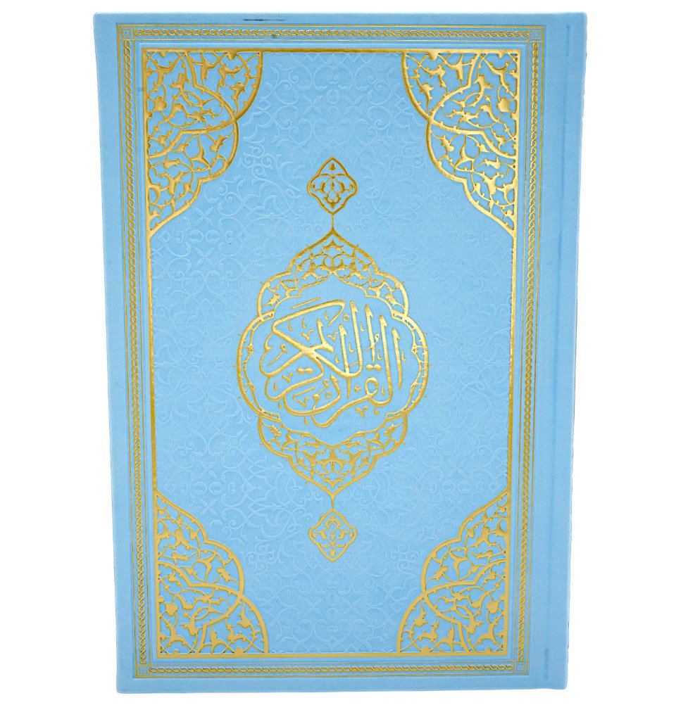 Modefa Blue The Holy Quran in Arabic - Light Blue