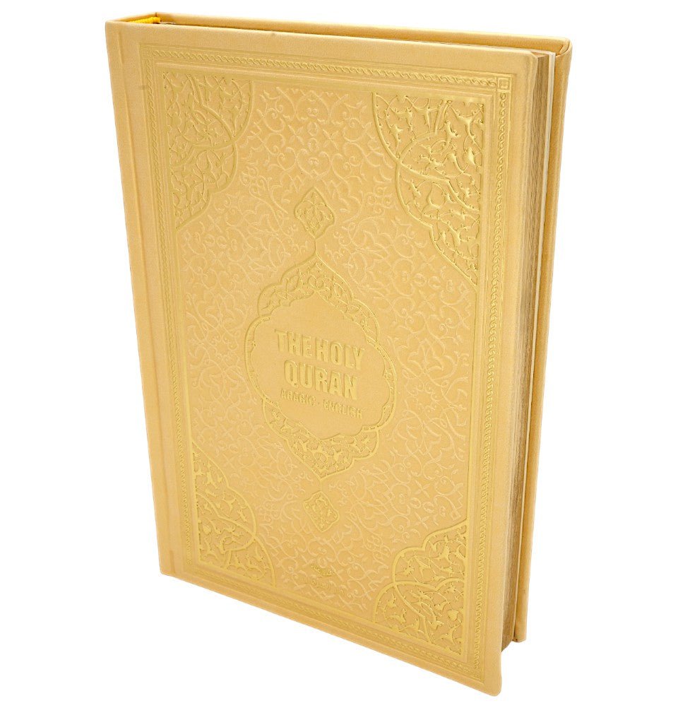 Modefa Book Gold The Holy Quran - Arabic with English Translations - Gold