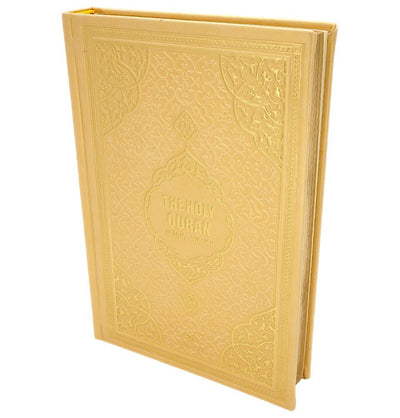 Modefa Book Gold The Holy Quran - Arabic with English Translations - Gold