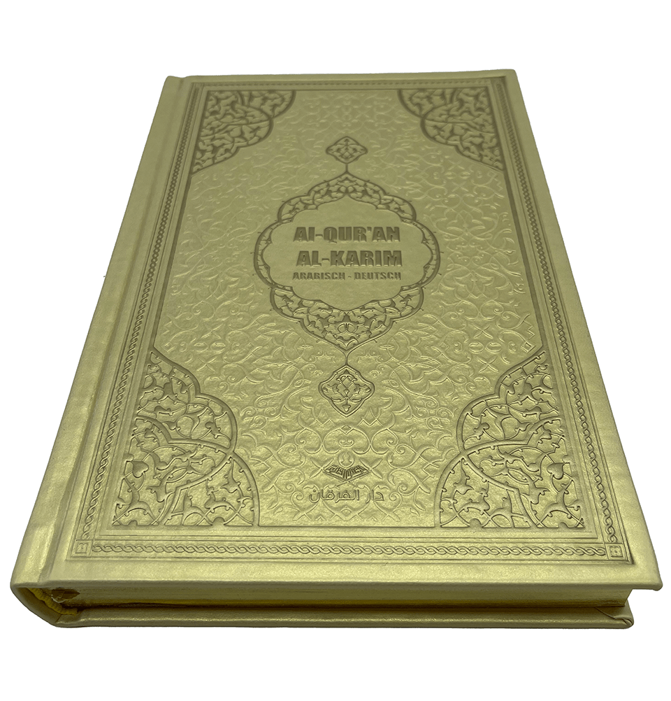 Modefa Book Gold The Holy Quran - Arabic with German Translations | Gold