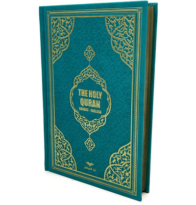 Modefa Book Teal The Holy Quran - Medine Script Arabic with English Translations - Teal