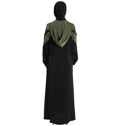 Modefa Dress Hoodie Abaya 286 Green