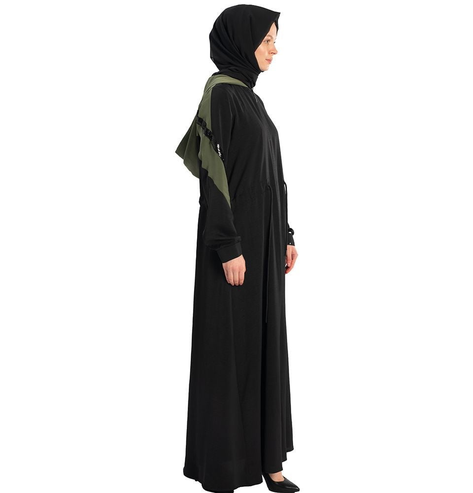 Modefa Dress Hoodie Abaya 286 Green