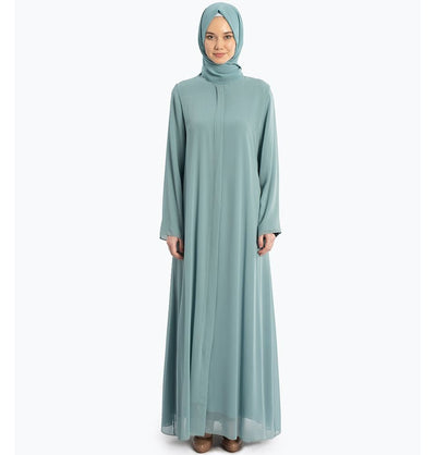 Modefa Dress Large Solid Abaya 211 Light Blue