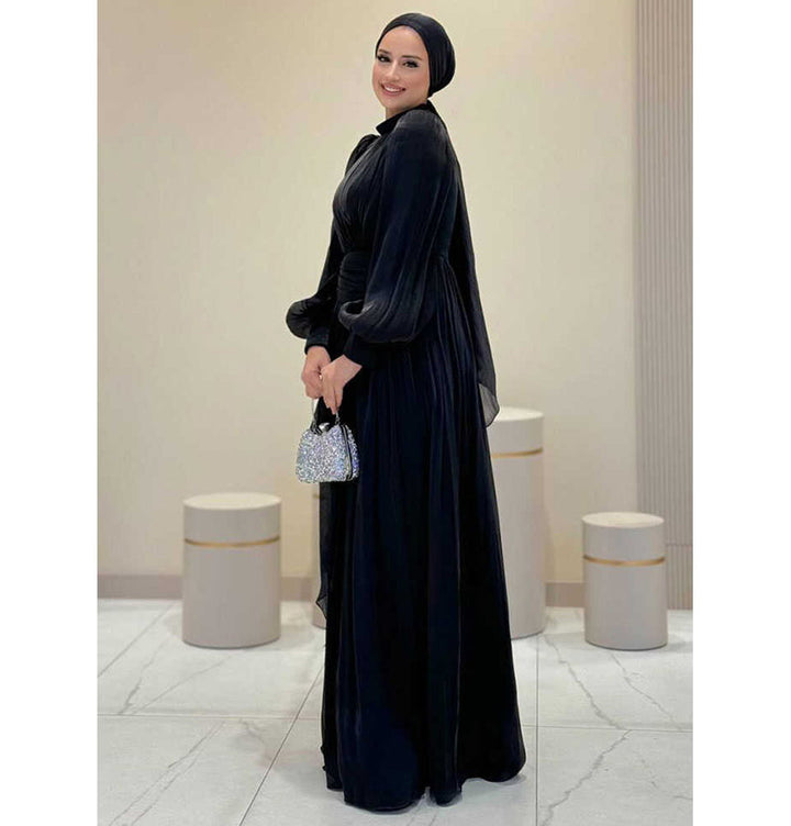 Modest Muslim Woman's Lumina Gown