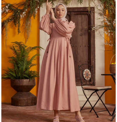 Modefa Dress Modest Women's Dress 24539 - Pink
