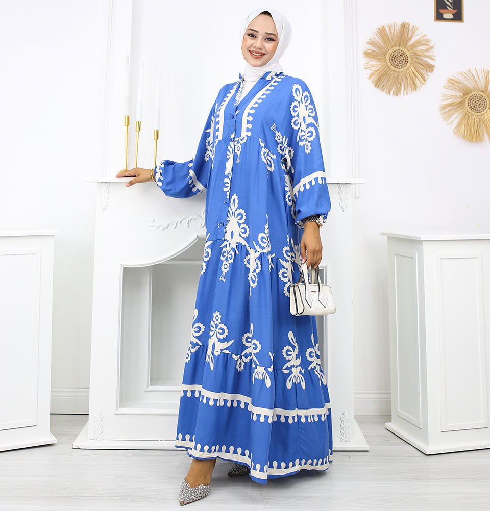 Modest Women's Summer Florya Dress