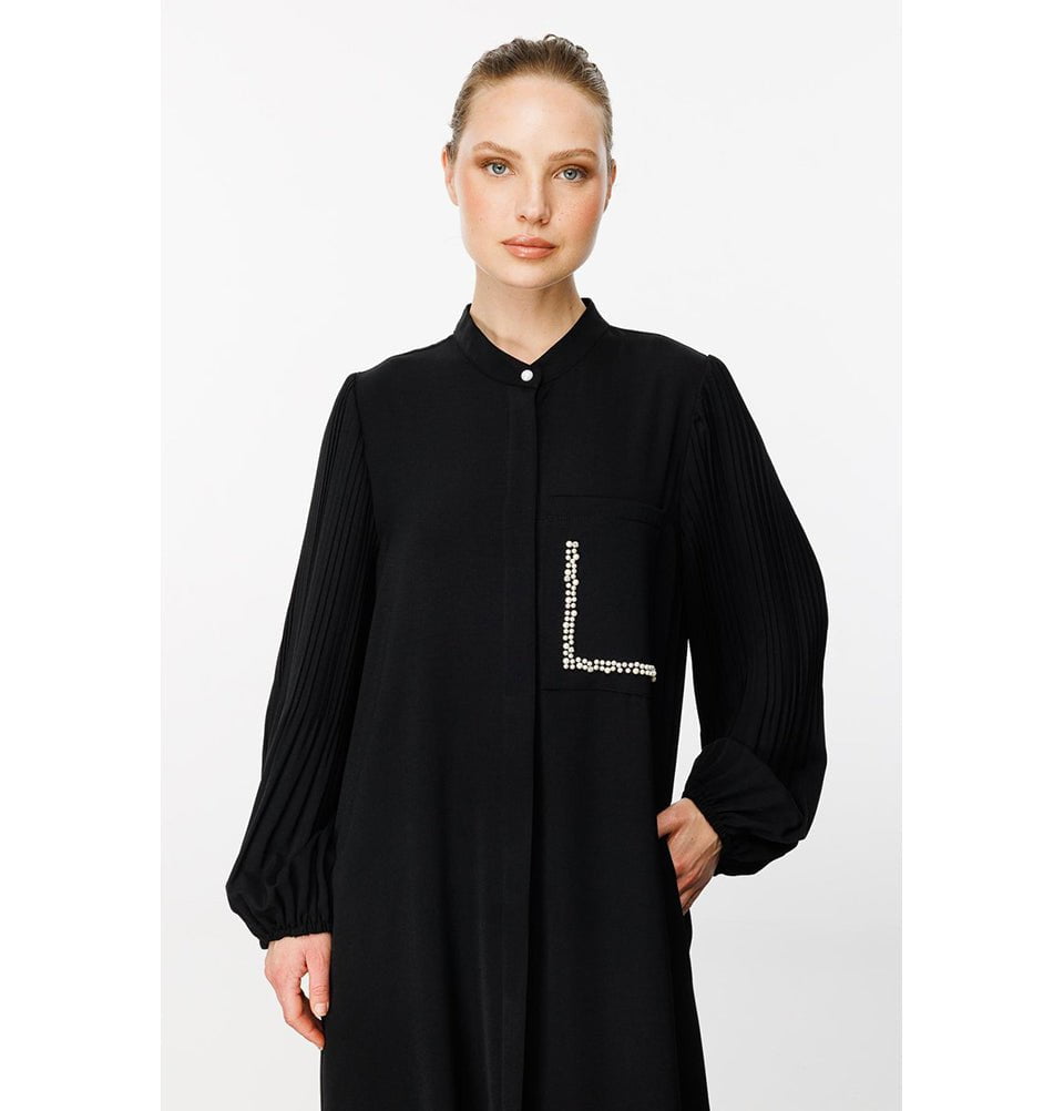 Modest Muslim Women's Versatile Long Sleeve Button Down Dress - 241573 Modest Muslim Women's Versatile Long Sleeve Button Down Dress - 241573