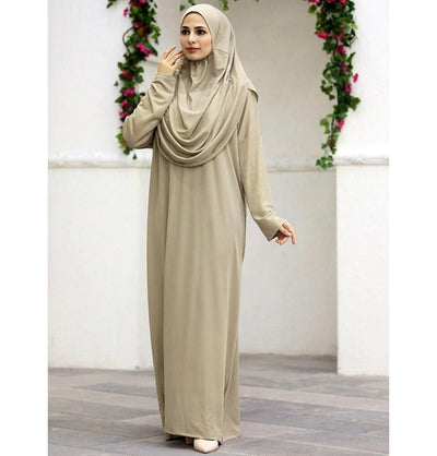 Modefa Dress One Piece Prayer Dress N2301 - Beige
