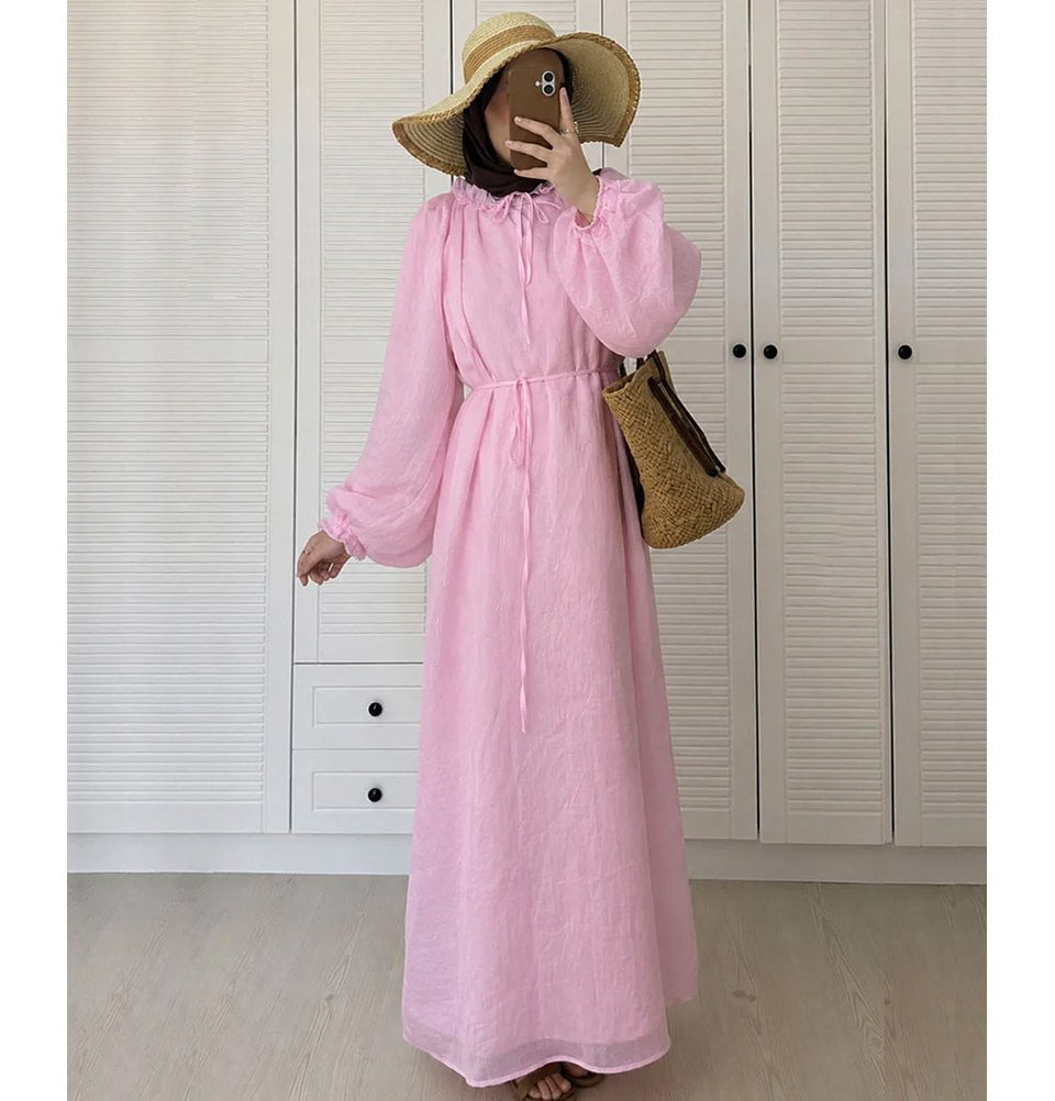 women's tulle maxi dress Gathered Neck Ivory Blue Black Wedding Dresses Polyester All clothing is made Color:As picture Burgundy