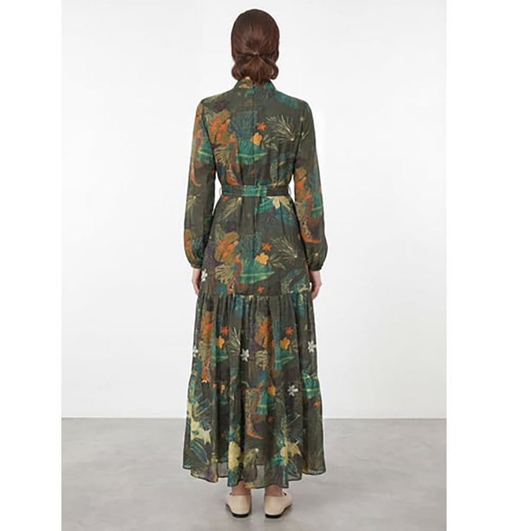 Women's Modal Blend Floral Print Maxi Dress