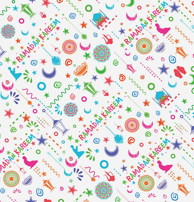 Modefa Gift Wrap Islamic Holiday Wrapping Paper - Ramadan Kareem