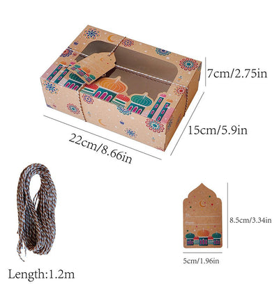 Modefa Gift Wrap Ramadan or Eid Treat Gift Box - Set of 4