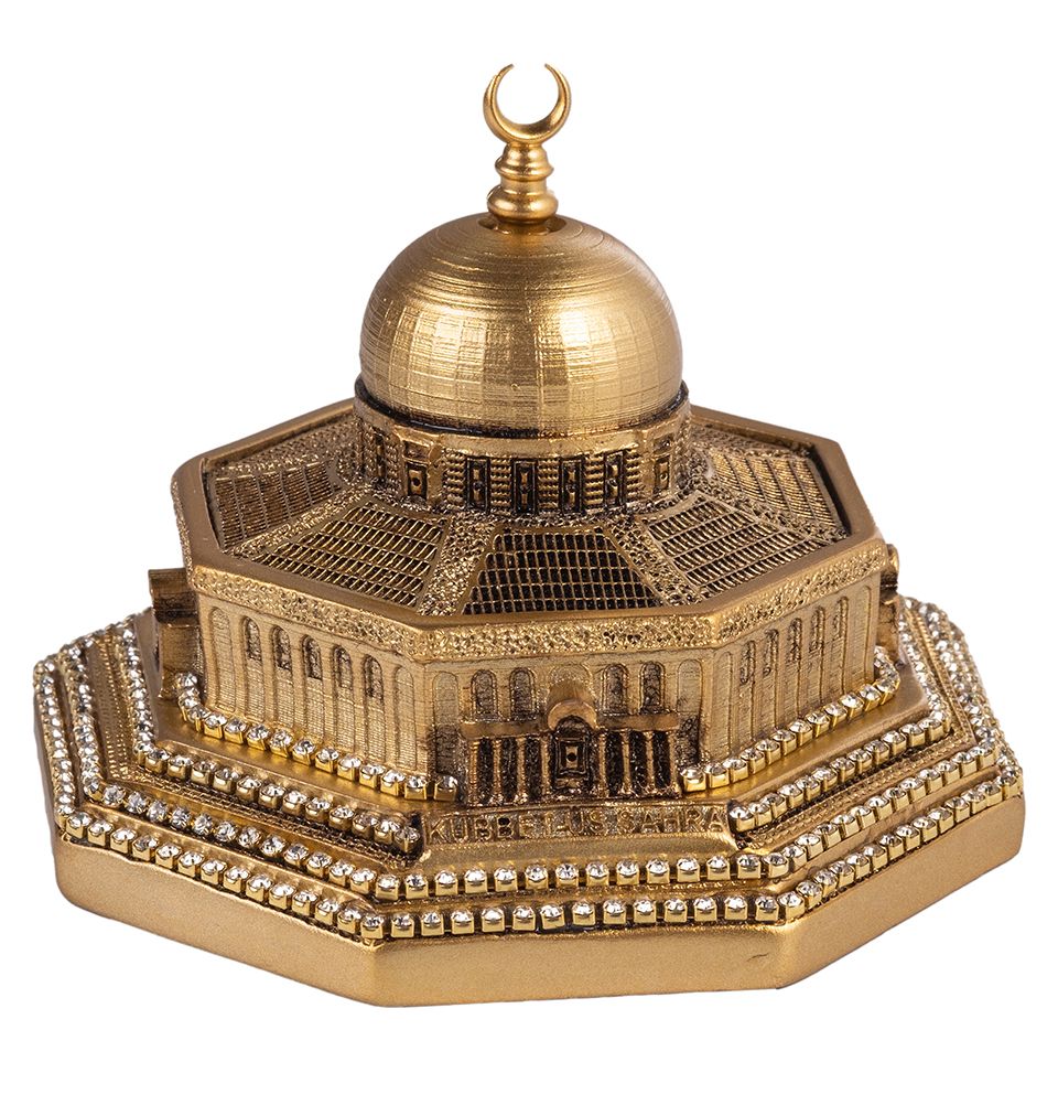 Islamic Table Decor Al Aqsa Dome of the Rock Replica - Silver
