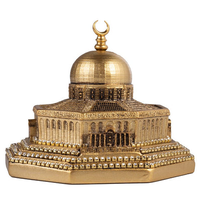 Modefa Gold Islamic Home Decor Al Aqsa Dome of the Rock Replica - Gold Mini
