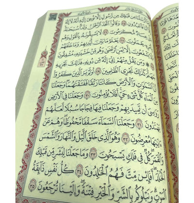 Modefa Green The Holy Quran in Arabic - Green