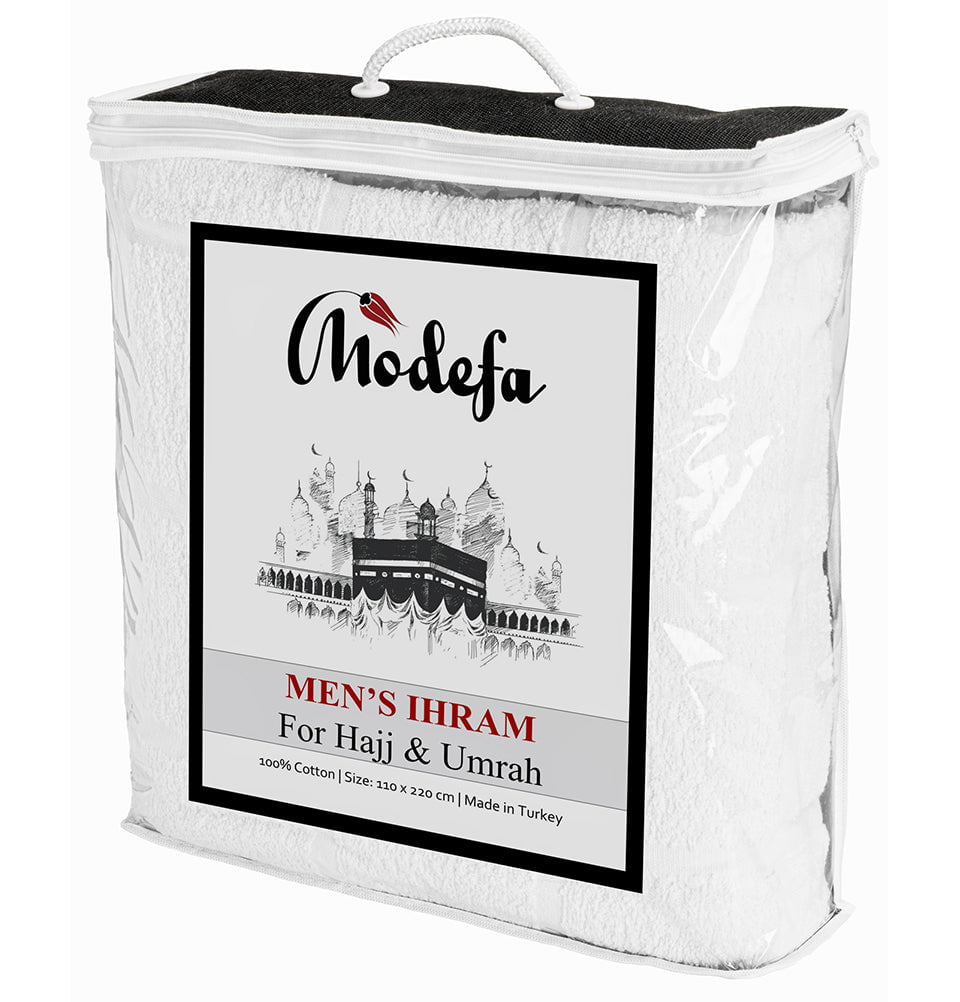 Lot De 4 Vêtements Ihram Homme - Microfibre Blanc - 105x200 Cm - Pour Hajj Et Omra, Cadeau Islamique - 8