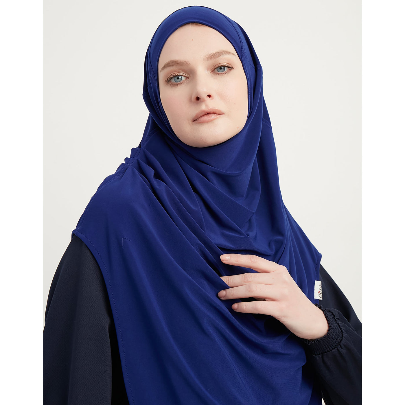 Modefa Instant Hijabs Blue Modefa Premium One Piece Instant Long Hijab – Blue