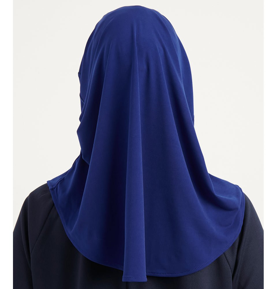 Modefa Instant Hijabs Blue Modefa Premium One Piece Instant Short Hijab - Blue