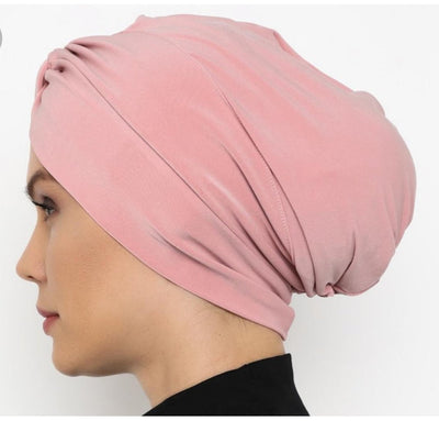 Modefa Instant Hijabs Blush Pink Front Twist Turban Hijab - Blush Pink