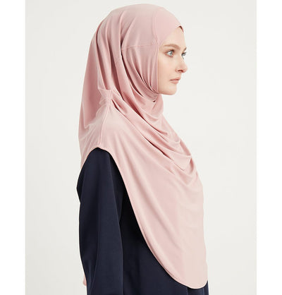 Modefa Instant Hijabs Blush Pink Modefa Premium One Piece Instant Long Hijab – Blush Pink
