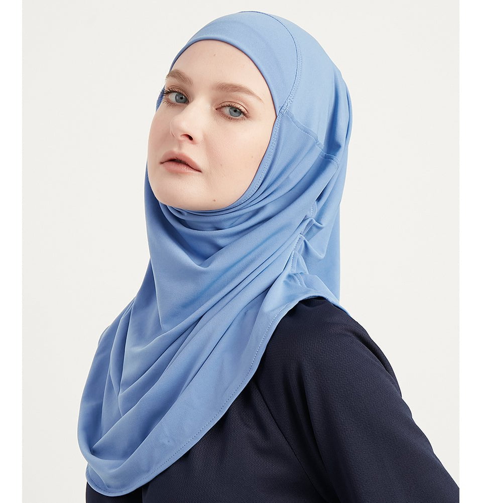 sky blue colour shawl