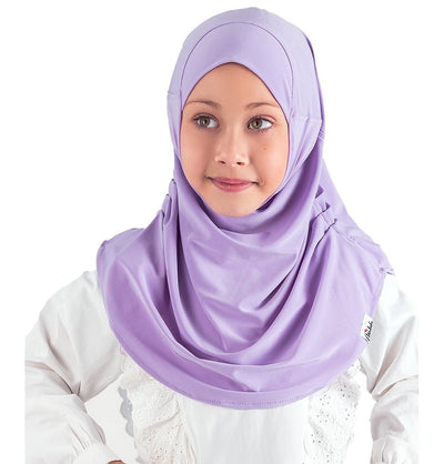 Modefa Instant Hijabs Lilac Girl's Simple One Piece Hijab - Small - Lilac