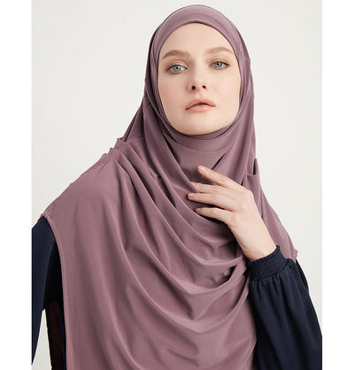Modefa Instant Hijabs Lilac Modefa Premium One Piece Instant Long Hijab – Lilac