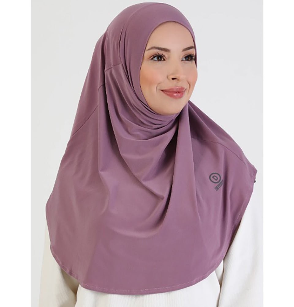 Modefa Instant Hijabs Lilac One Piece Instant Hijab with Tie-Back Niqab - Lilac