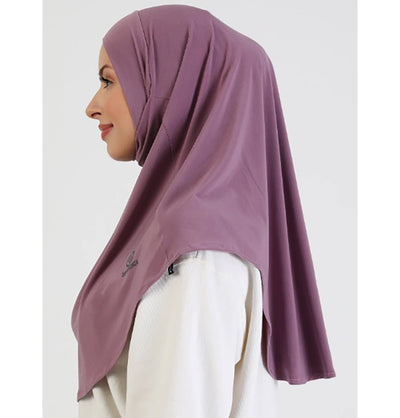 Modefa Instant Hijabs Lilac One Piece Instant Hijab with Tie-Back Niqab - Lilac