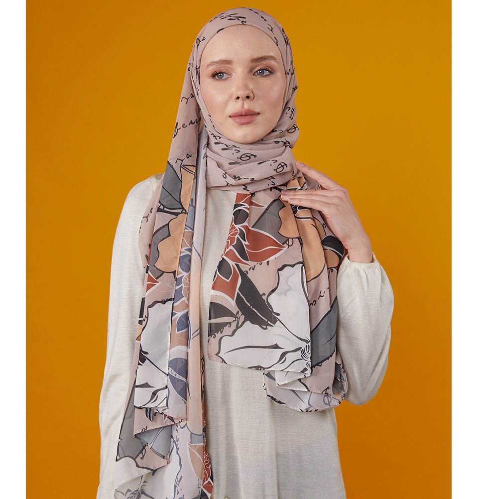Modefa Instant Hijabs Mink Loctus Blossom Instant Wrap Hijab - Mink