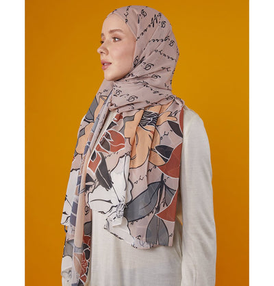 Modefa Instant Hijabs Mink Loctus Blossom Instant Wrap Hijab - Mink