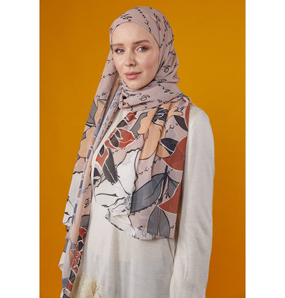 Modefa Instant Hijabs Mink Loctus Blossom Instant Wrap Hijab - Mink