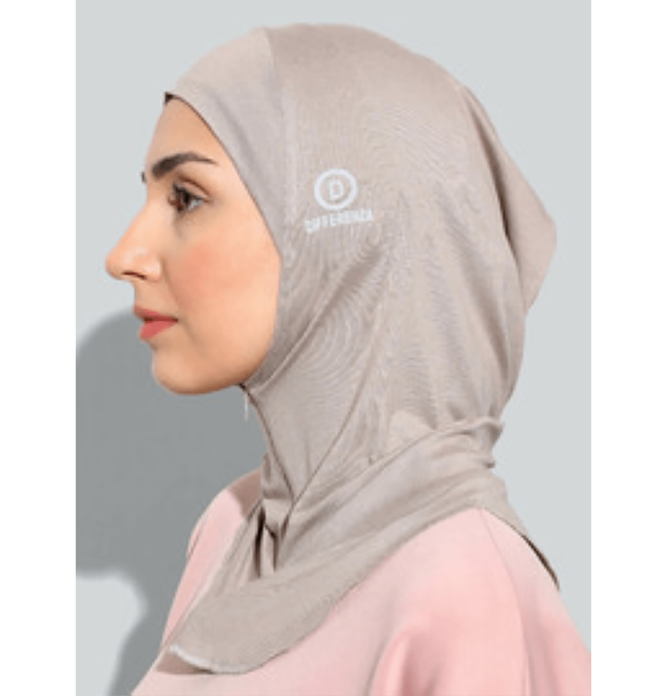 Modefa Instant Hijabs Mink Zippered Ninja Sport Hijab - Mink