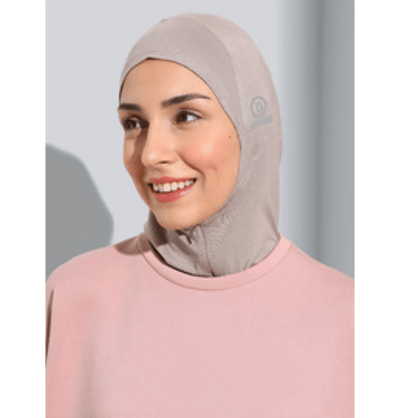 Modefa Instant Hijabs Mink Zippered Ninja Sport Hijab - Mink