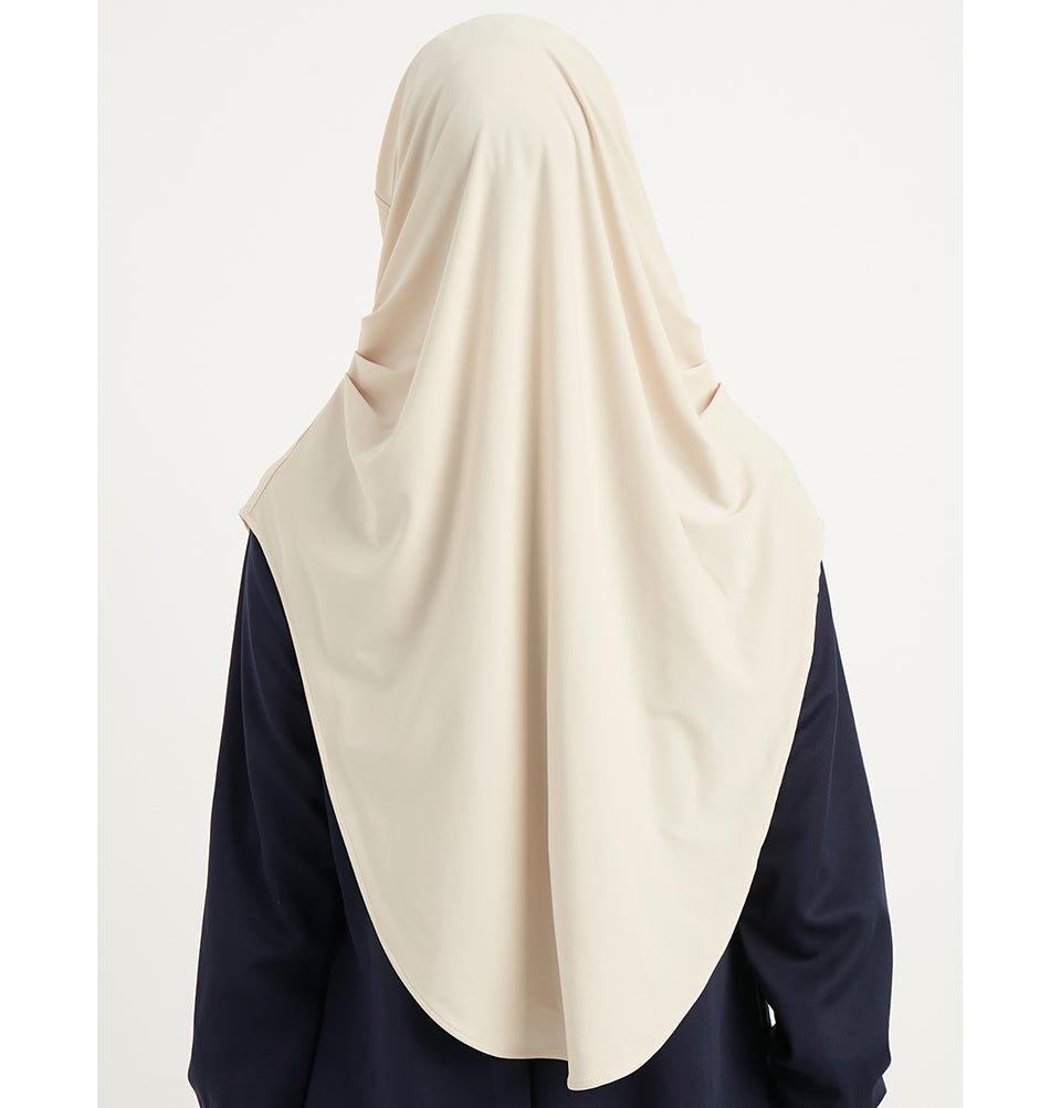 Modefa Instant Hijabs Pale Beige Modefa Premium One Piece Instant Long Hijab – Pale Beige