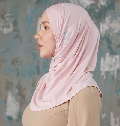 Modefa Instant Hijabs Pink Crisscross One Piece Instant Hijab - Pink