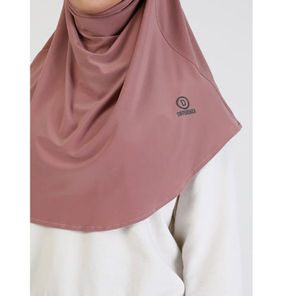 Modefa Instant Hijabs Pink One Piece Instant Hijab with Tie-Back Niqab - Pink