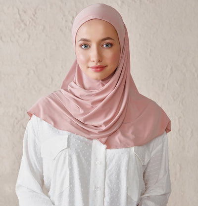 Modefa Instant Hijabs Powder Modefa Premium Instant Wave Hijab - Powder