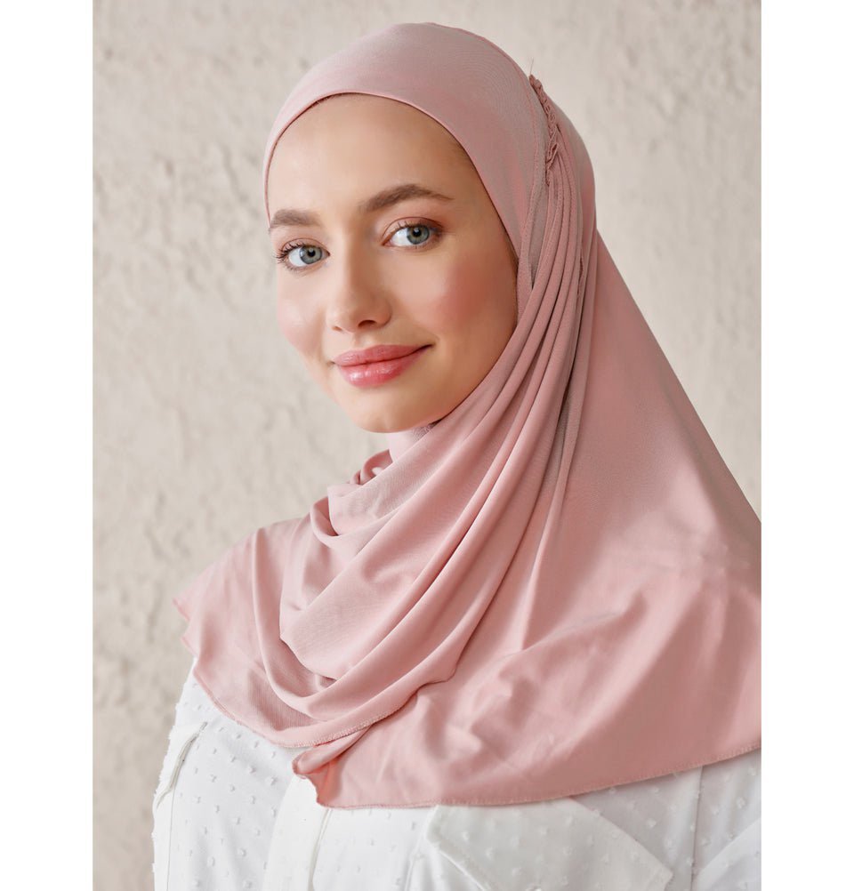 Modefa Instant Hijabs Powder Modefa Premium Instant Wave Hijab - Powder