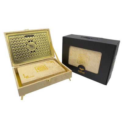 Modefa Islamic Decor Gold Holy Quran Keepsake Beyza Gift Set - Gold