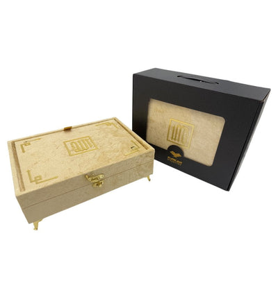Modefa Islamic Decor Gold Holy Quran Keepsake Beyza Gift Set - Gold