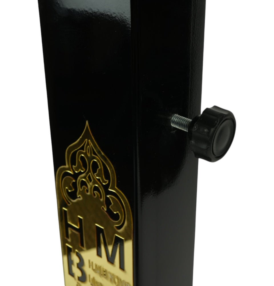 Modefa Islamic Decor Islamic Adjustable Quran Stand Rahle with Wheels - Elegant Black with Gold