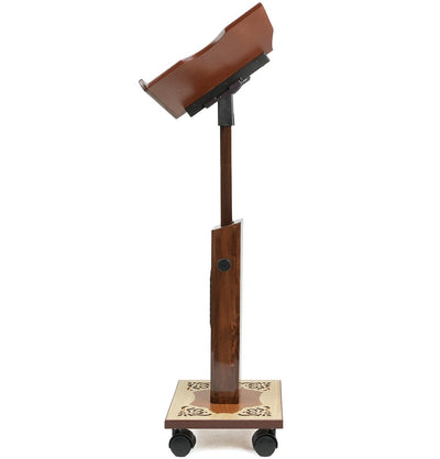 Modefa Islamic Decor Islamic Adjustable Quran Stand Rahle with Wheels - #M11R