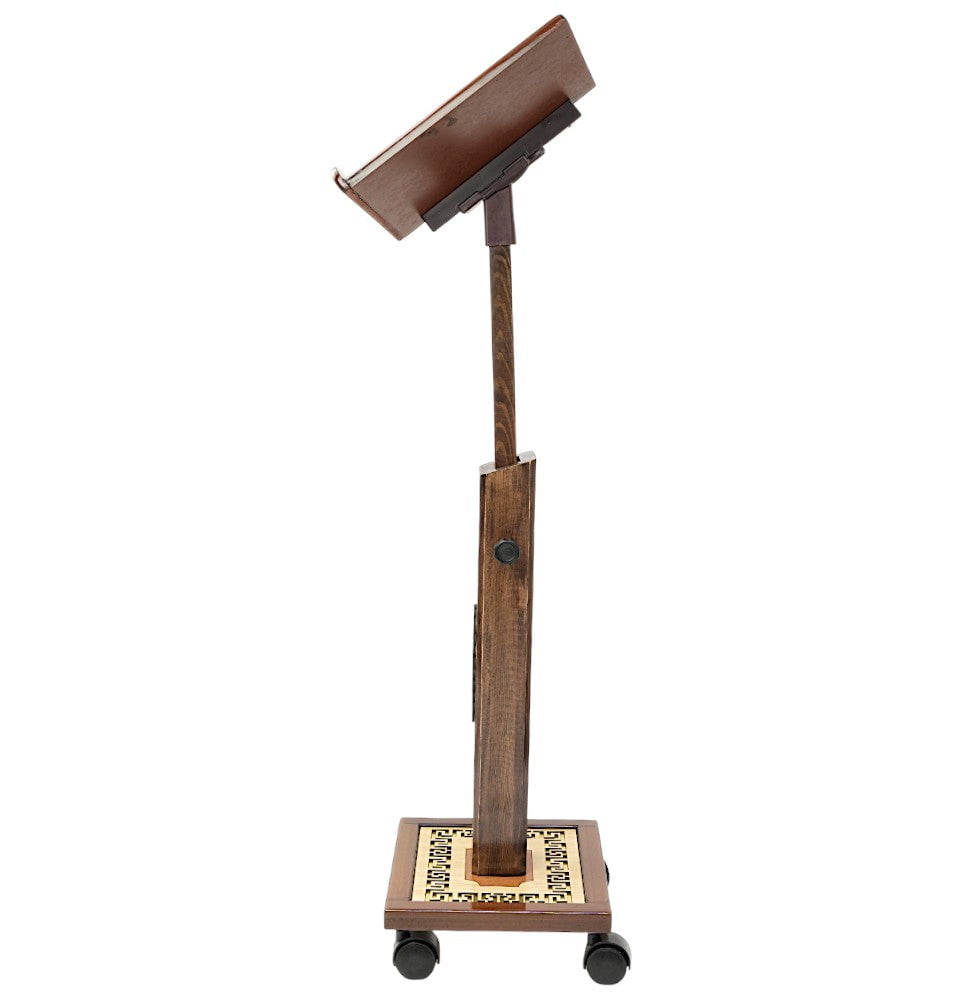 Modefa Islamic Decor Islamic Adjustable Quran Stand Rahle with Wheels - X-Large Arch #24-1